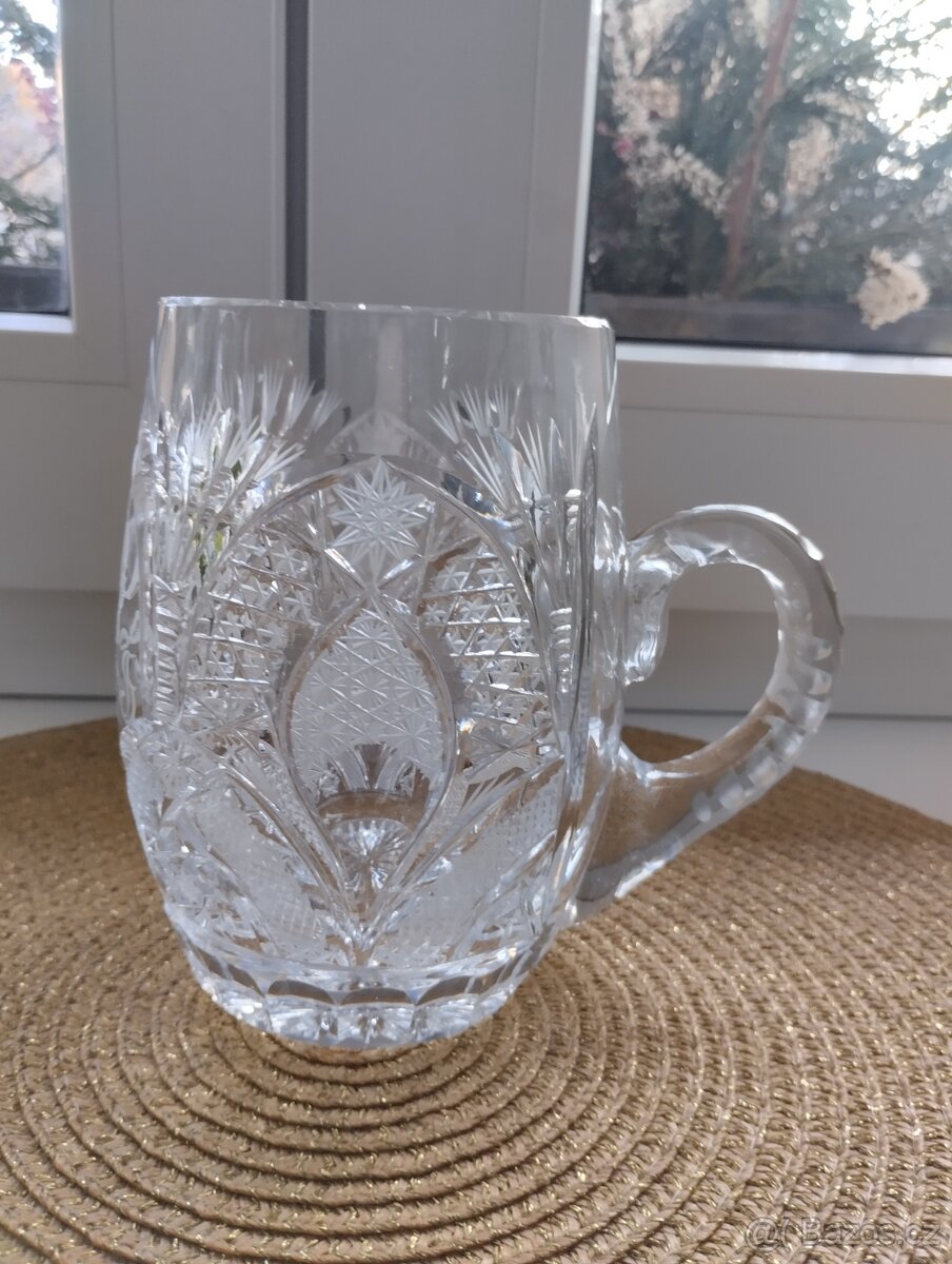 Retro broušený půllitr - 3