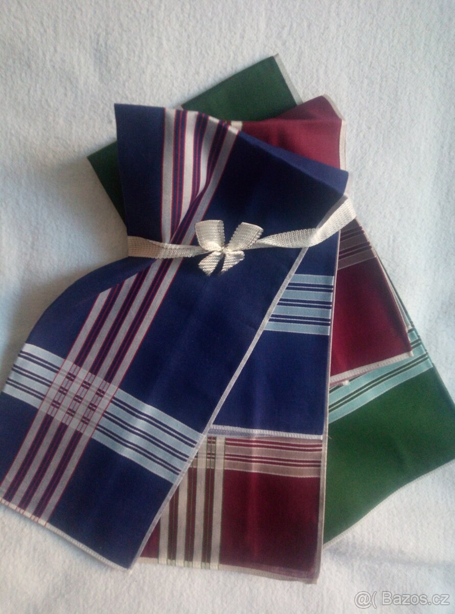 RETRO pánské kapesníky MILETA - 3