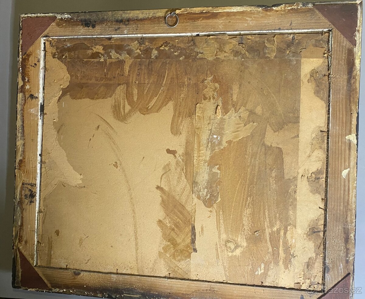 Maľovaný obraz ženy, Buzinka - 3