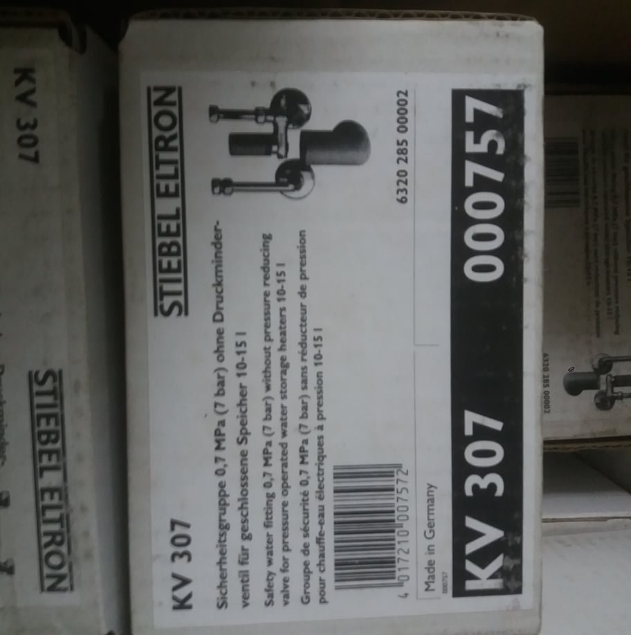 Stiebel Eltron KV 307 bezpečnostní armatura s výlevkou - 3