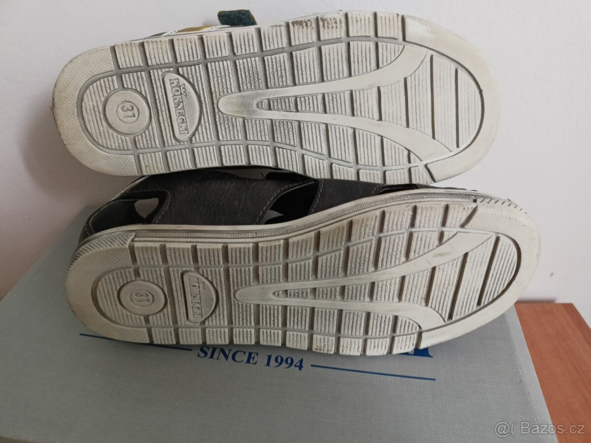 Dětské kožené sandále vel.31 (stélka 20,5 cm) – NOVÉ - 3