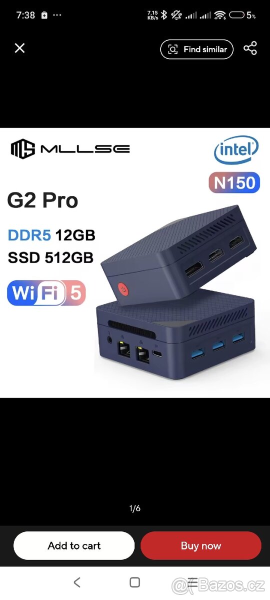 Mini PC Intel N150, 12GB RAM, 512GB SSD, Win11 - 3