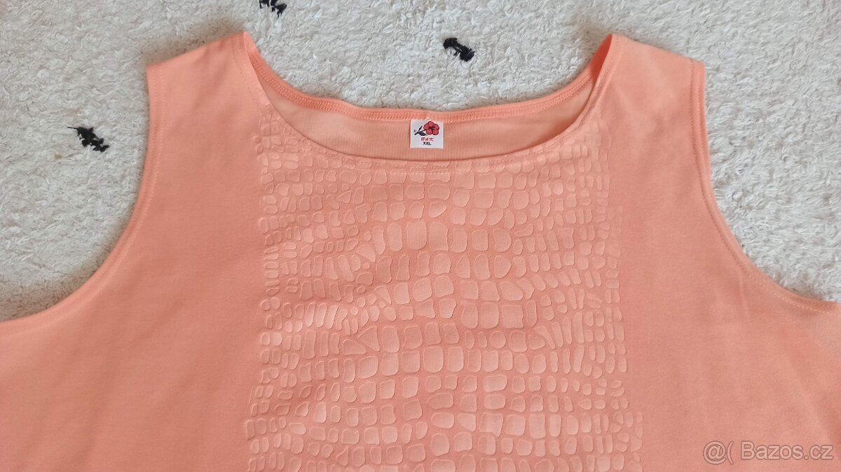 Dámská letní halenka/triko - na ramínka - vel. XXL - 3