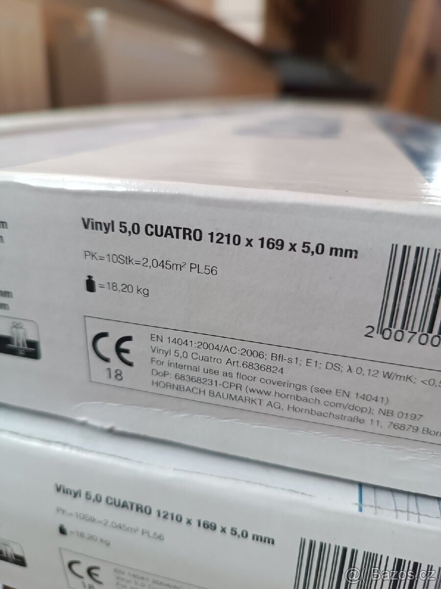Nová vinylová podlaha 5.0 Cuatro cca 40,9 metrů - 3