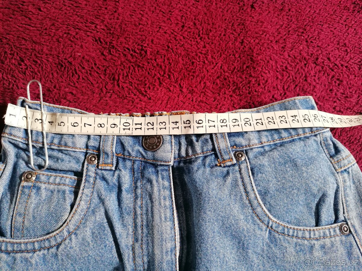 Riflová sukýnka, vel. 116 /122 - 3