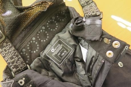 Oteplovačky černé se šlemi, vel. 116 - 3