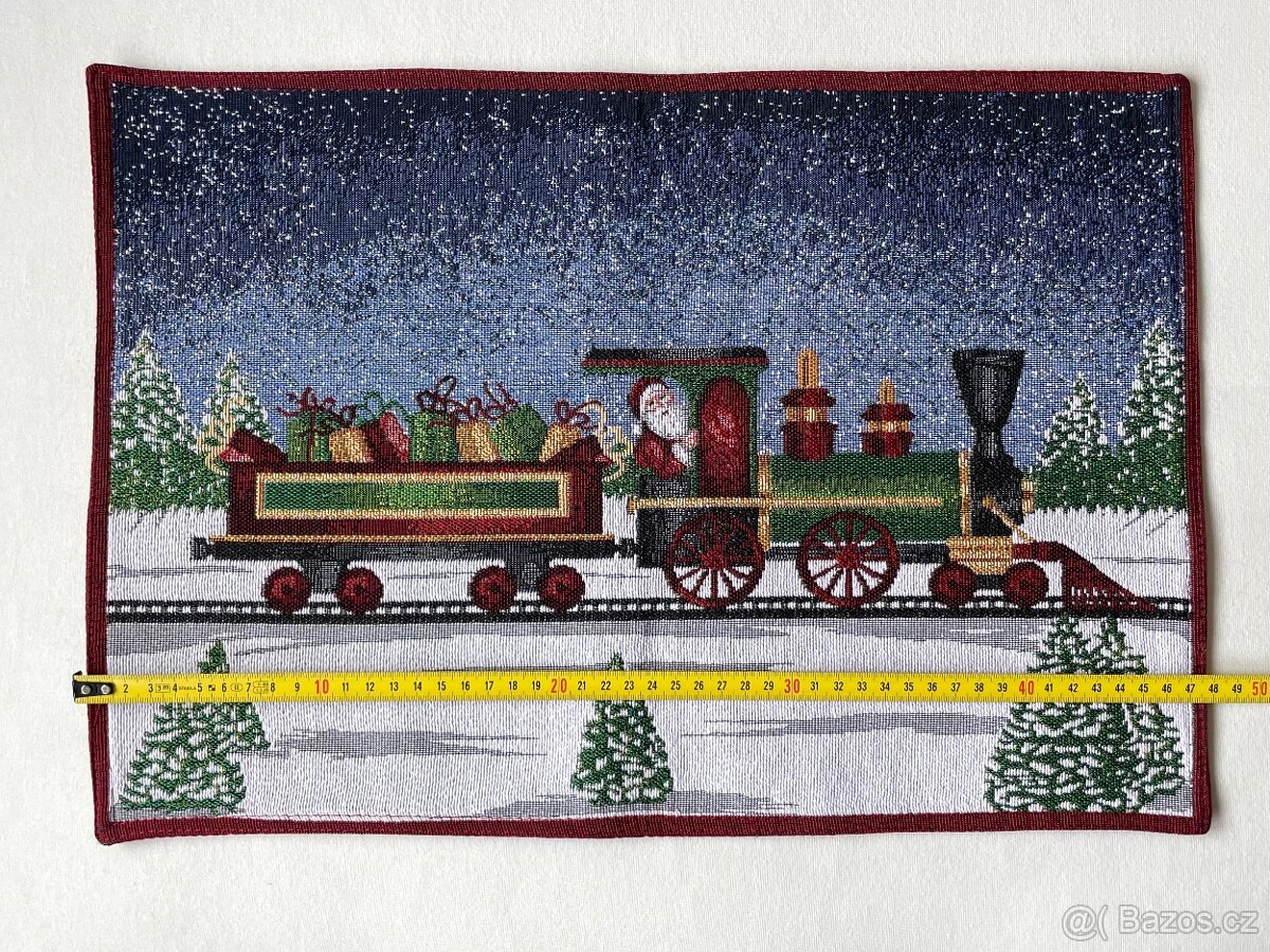 Dětské vánoční prostírání - Santa Claus - 3