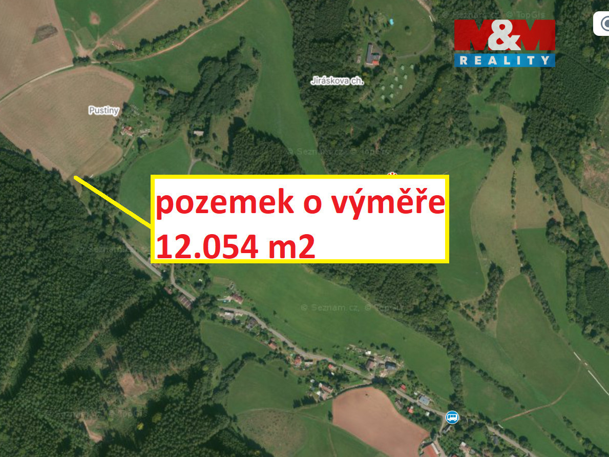 Prodej pole, 12054 m², Hronov - Rokytník - 3