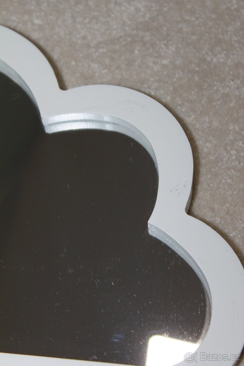 3x zrcadlové mráčky na zeď - 3