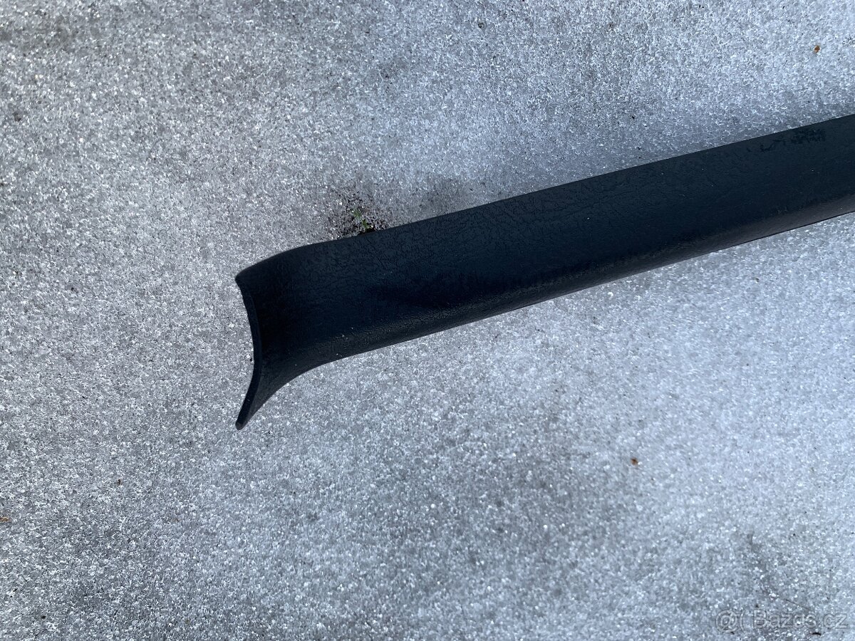 Golf Mk2 - kryt/plast/držák stropnice GTI, C sloupky - černý - 3