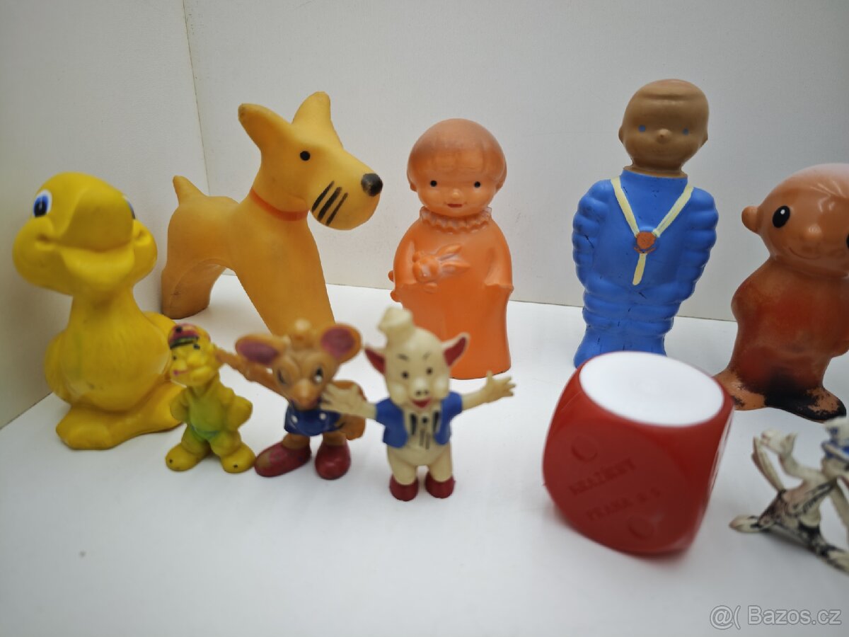 Staré gumové retro hračky ČSSR - 3