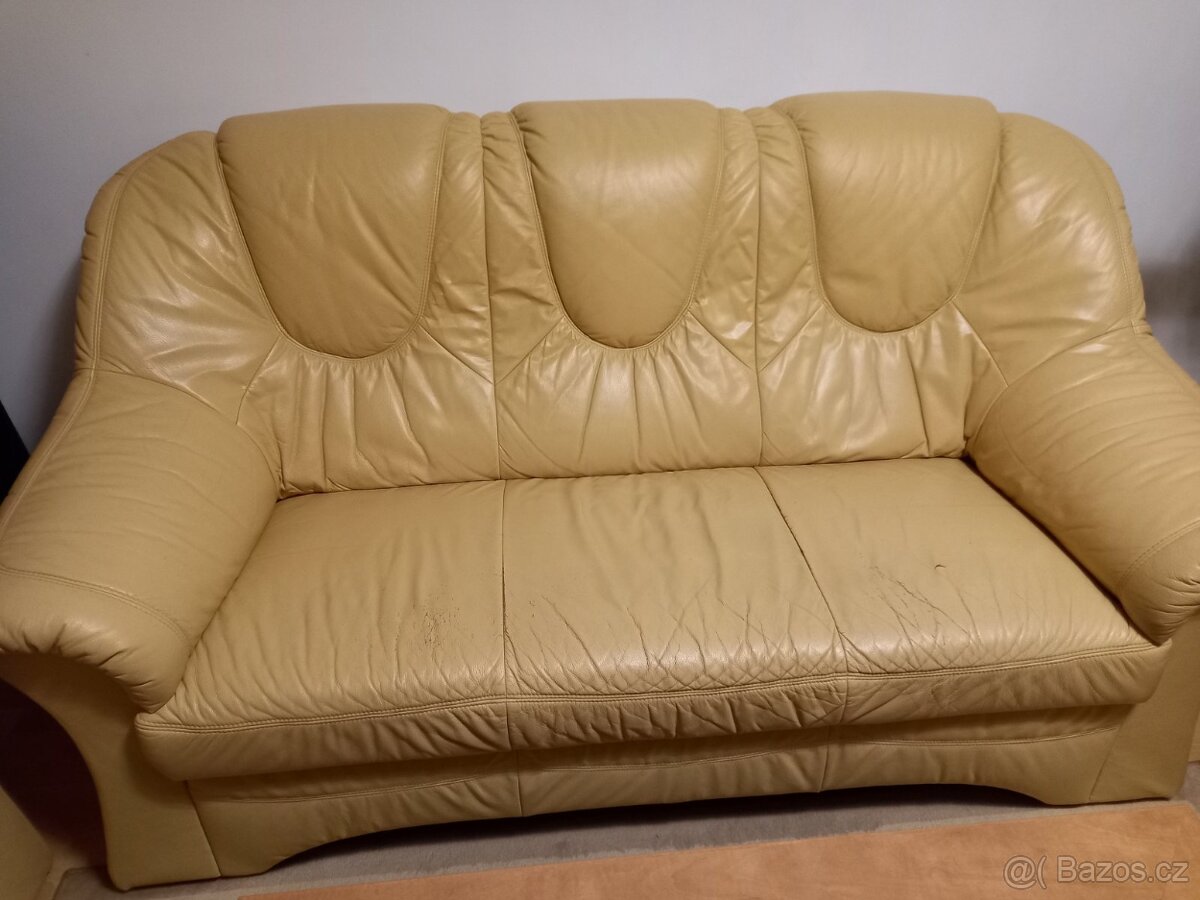 Kožená sedací souprava 3+2+1 - 3