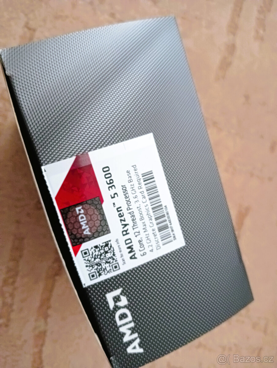 CPU Ryzen 5 3600 (6C/12T), sock. AM4 - 3