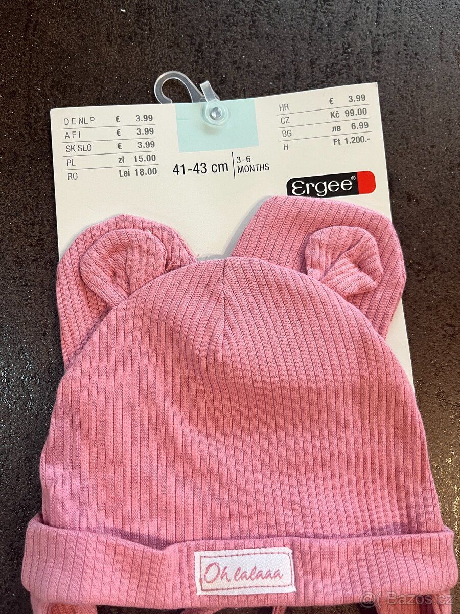 Novy - Novorozenecký set vel. 62 + čepička - 3