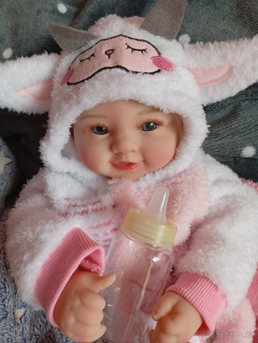 Realistická Reborn panenka ovečka - 3