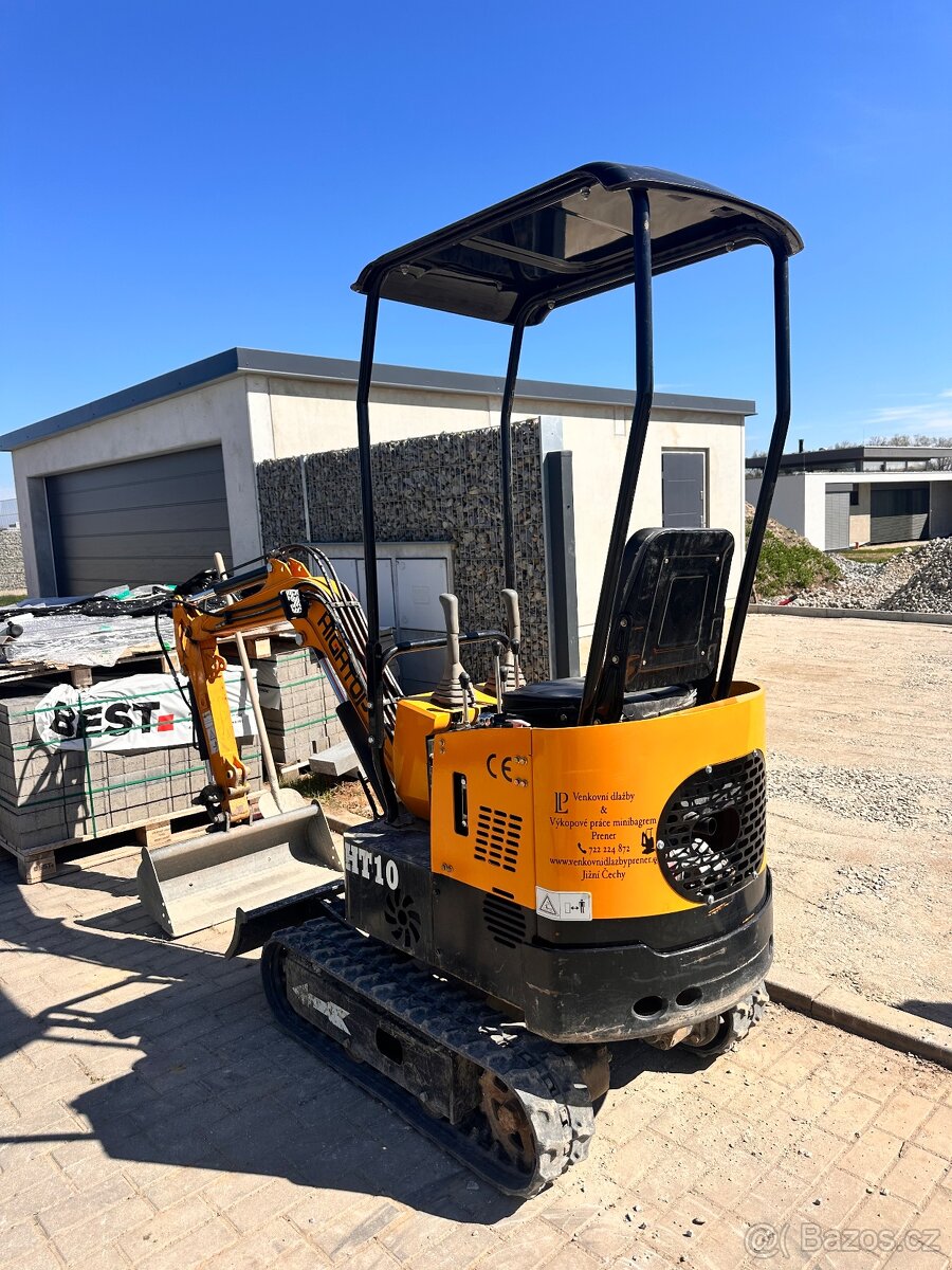 Prodám minibagr Hightop HT10 - 3