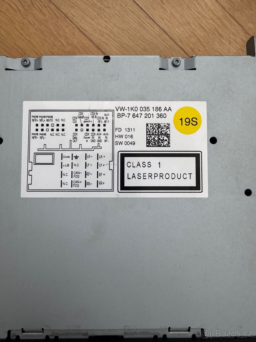 VW RCD 310 rádio - 3