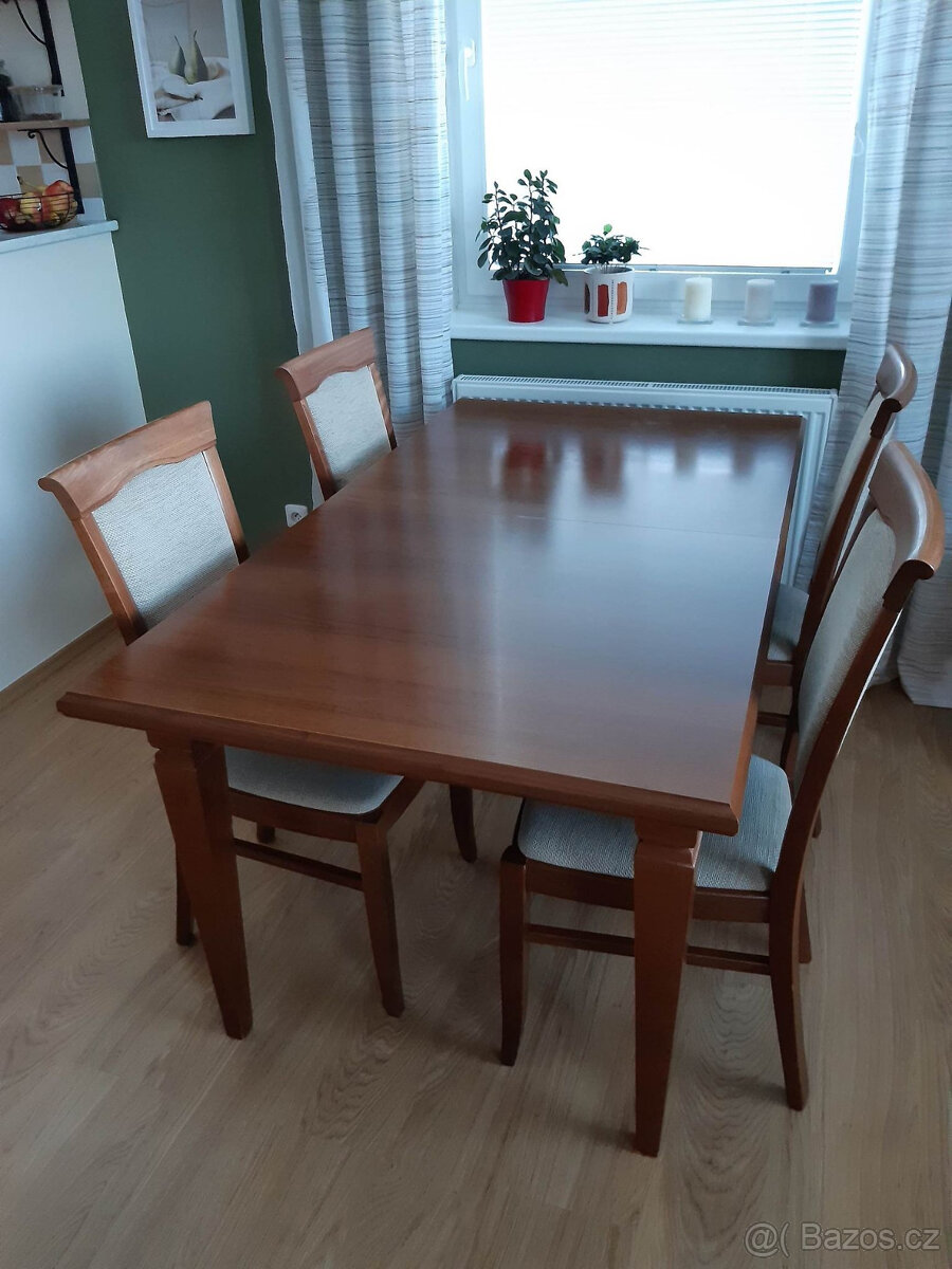 KENT - jídelní stůl + židle - 3