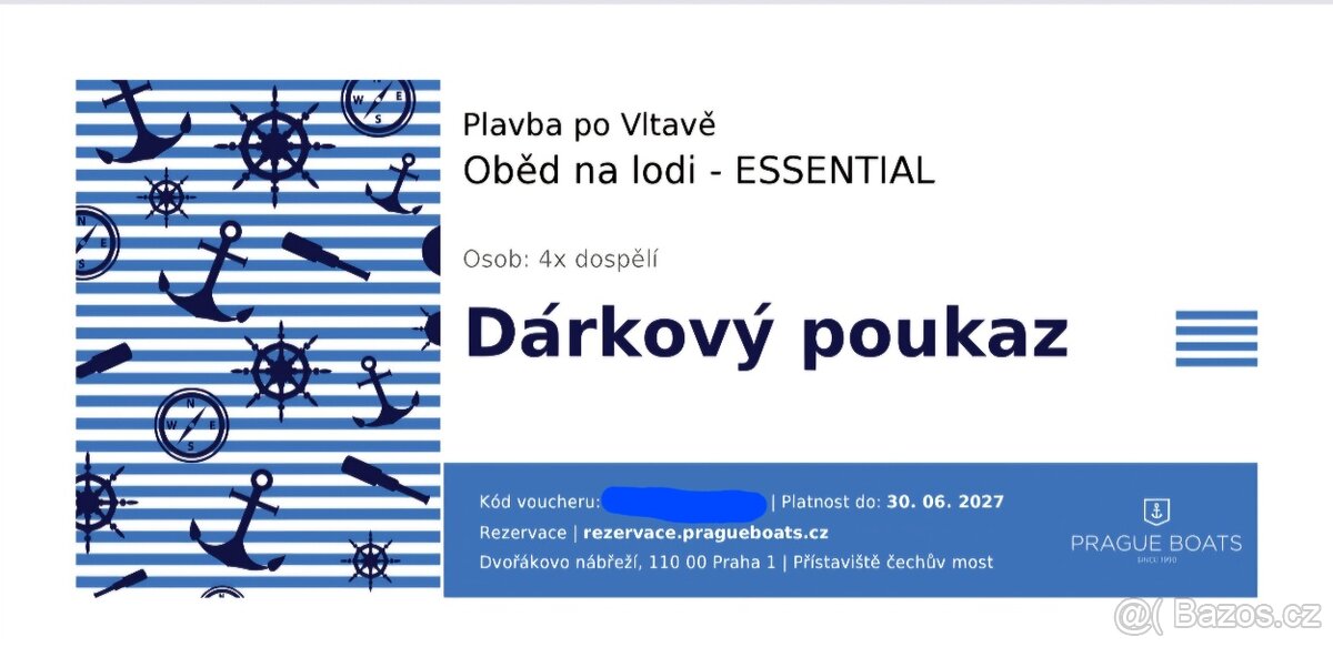 Plavba na Vltavě s obědem pro 4 osoby - 3