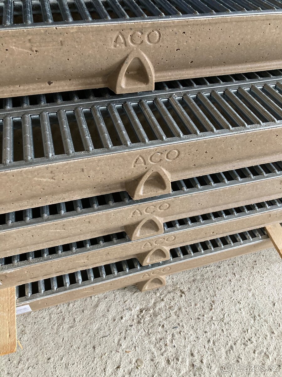 Odtokový žlab ACO 1000mm polymerbeton - 3