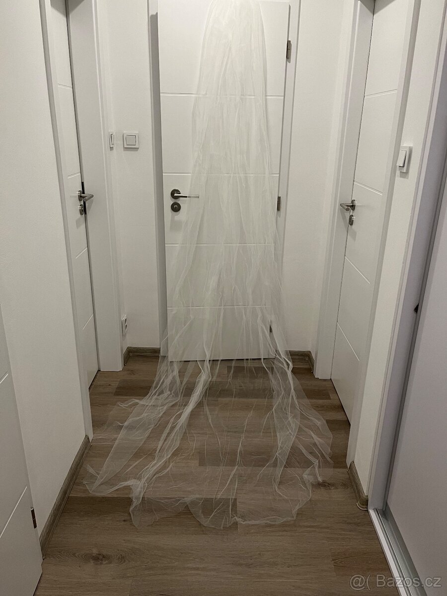 Hladký svatební závoj Poirier - 3