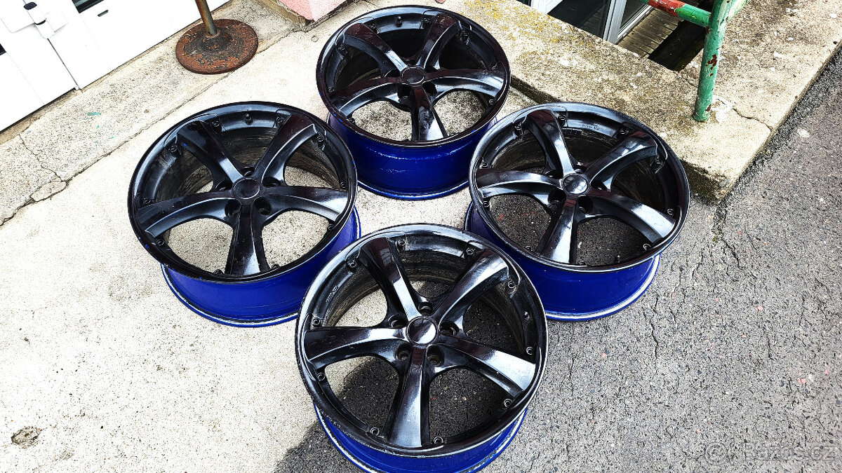 Černé ALU disky 18" 5x100 Octavia 1, Golf 4, Leon, A3 - 3