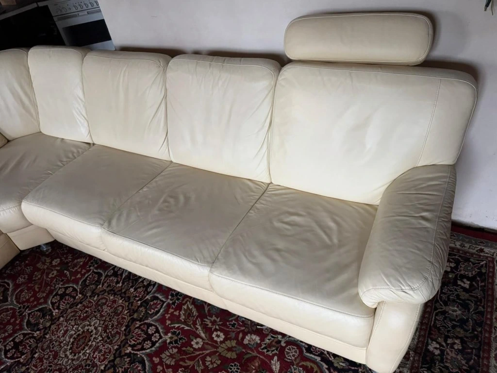 Rohová kožená sedačka s úložným prostorem,5345 - 3