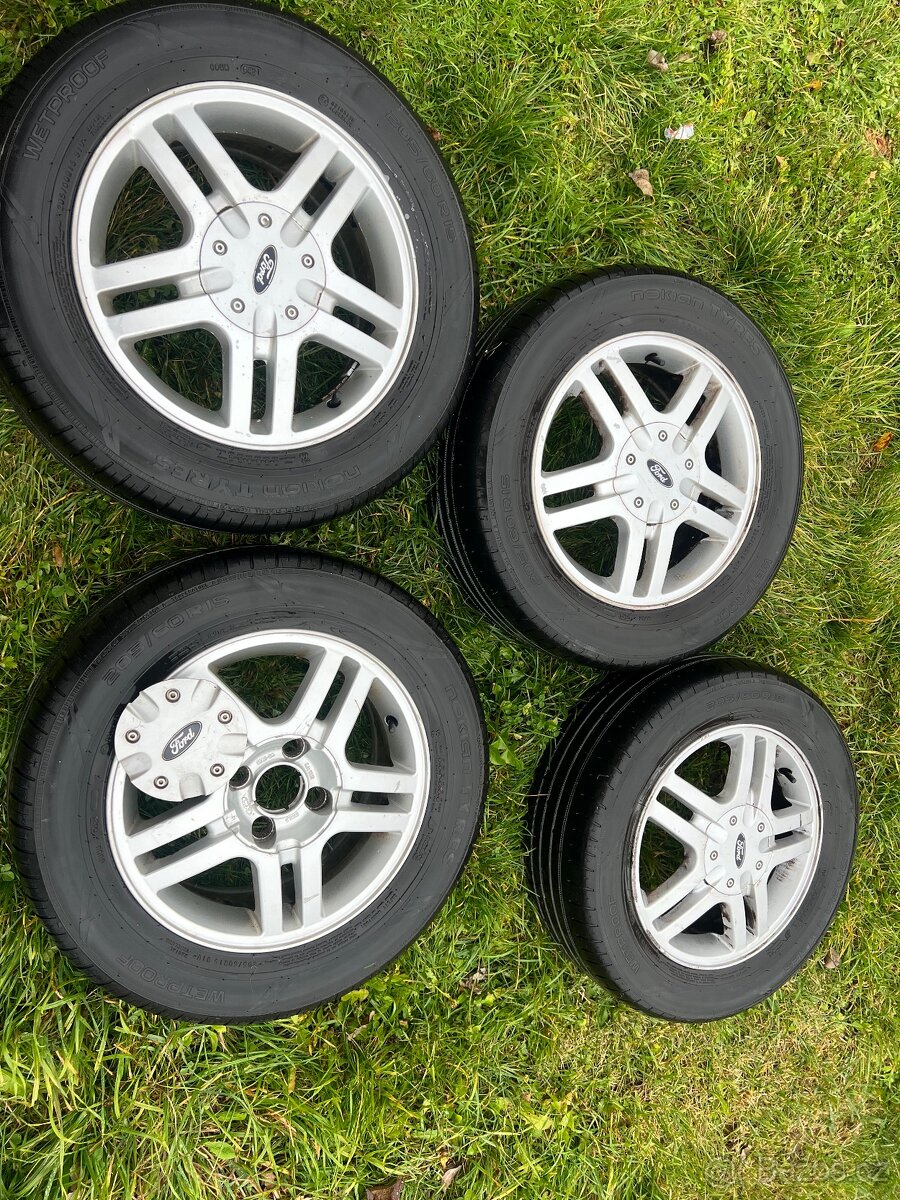 Alu disky 4x108 r15 na letní pneu 205/60 r15 - 3