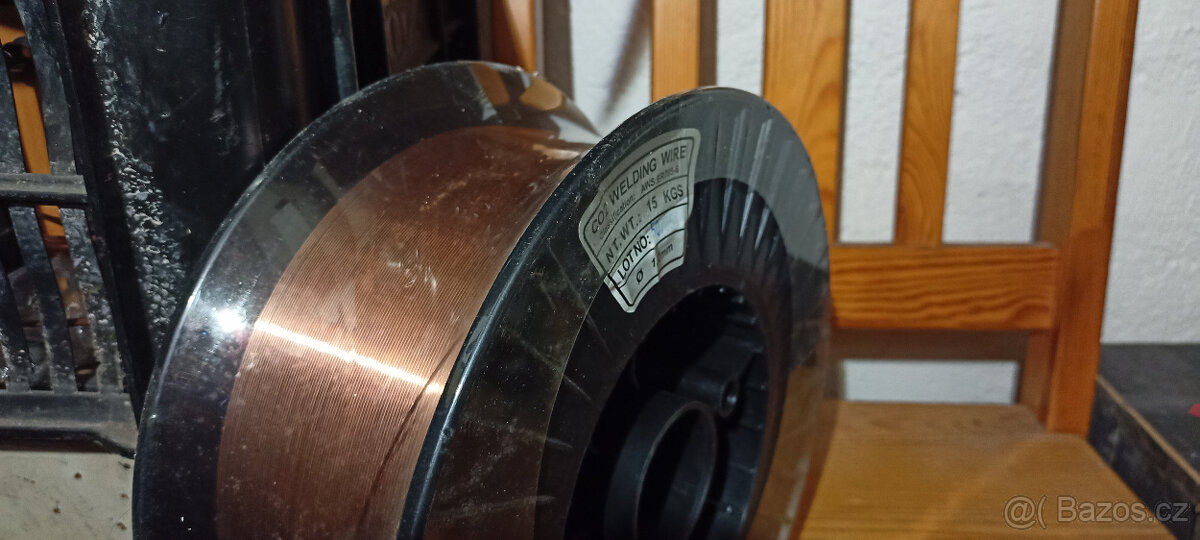 Prodám levně svařovací poměděný drát Co2 na cívkách 5 a 15kg - 3
