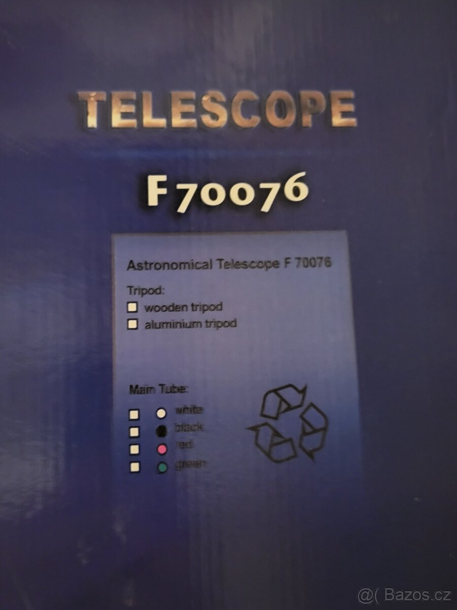 Hvězdářský dalekohled Telescope F70076 - 3