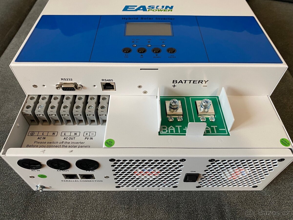 Střídač Měníč napětí pro fotovoltaiku 6,2KW 48V - 3