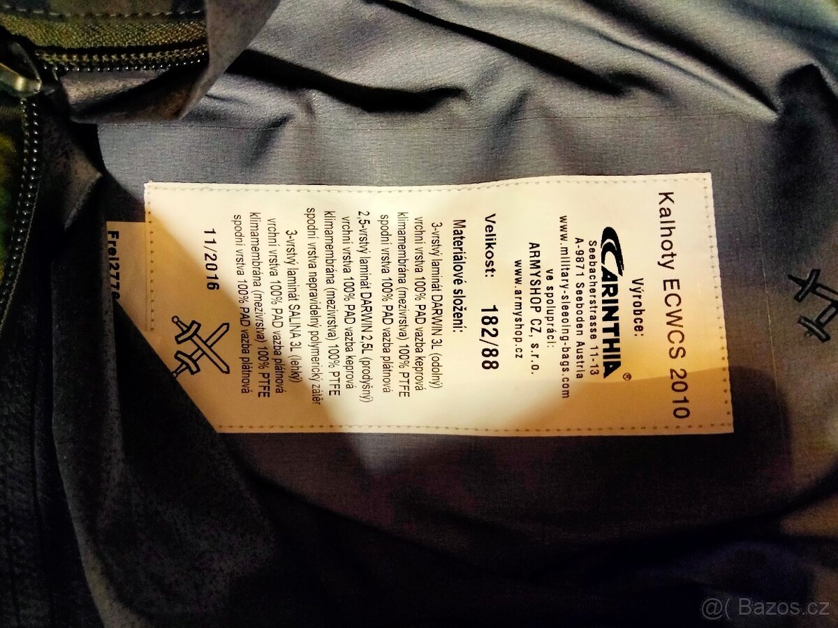 Kalhoty ECWCS Carinthia - 3