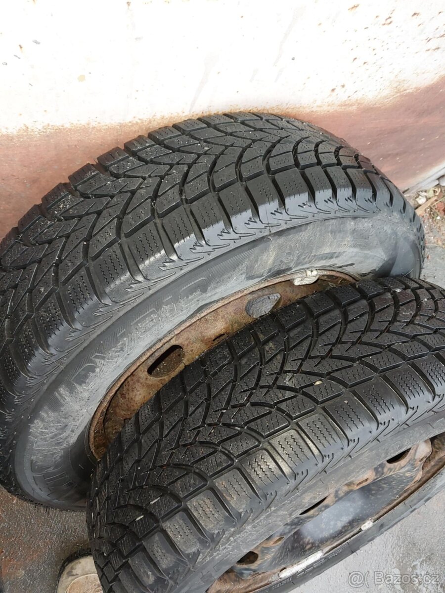 škoda fabia 2 zimní kola 175/70 r14 - 3