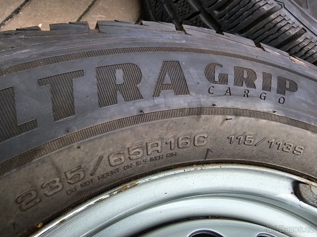 Zimní plechové disky kola R16 5x120 VW Crafter - 3