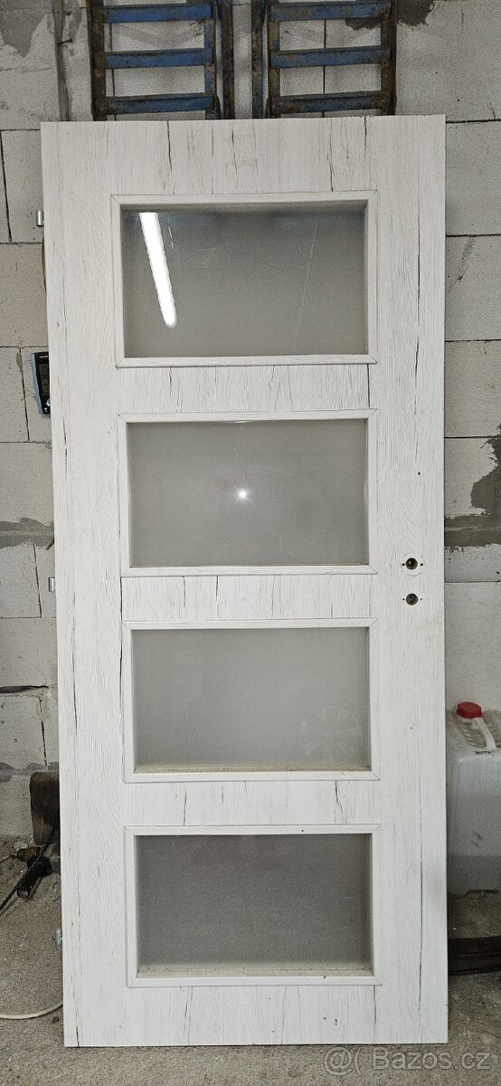 2x dveře s obložkami Hornbach dub sněžný - 3