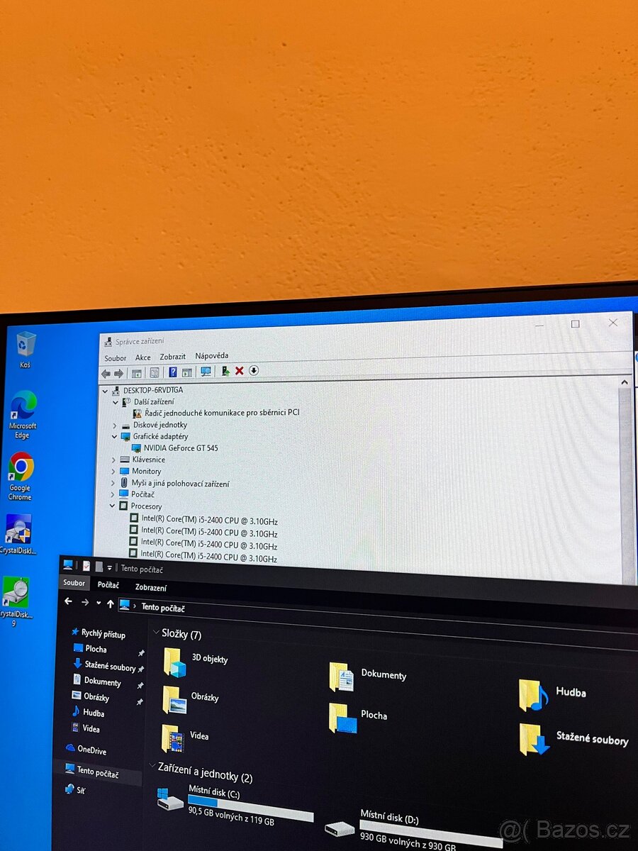 Stolní PC – Intel i5 / 8GB RAM / GT 545 / SSD + HDD - 3