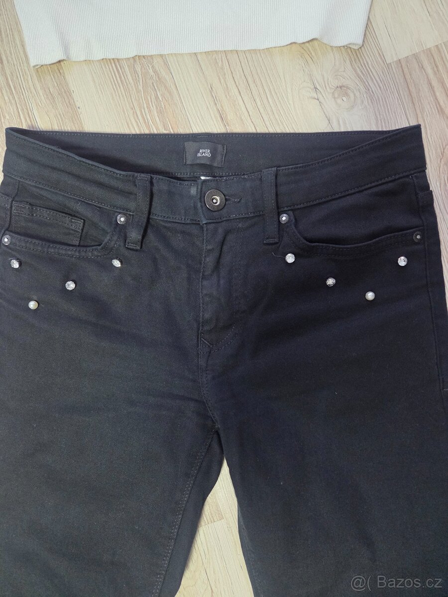 Elastické džíny River Island W28/L34 - 3