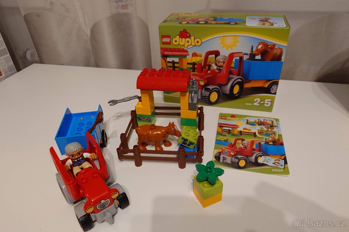 LEGO Duplo 2 stavebnice Bagr + Traktor - 3