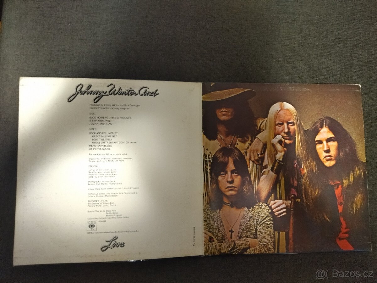 LP - Johnny WINTER And..Live Johnny Winter..S64289 - 3