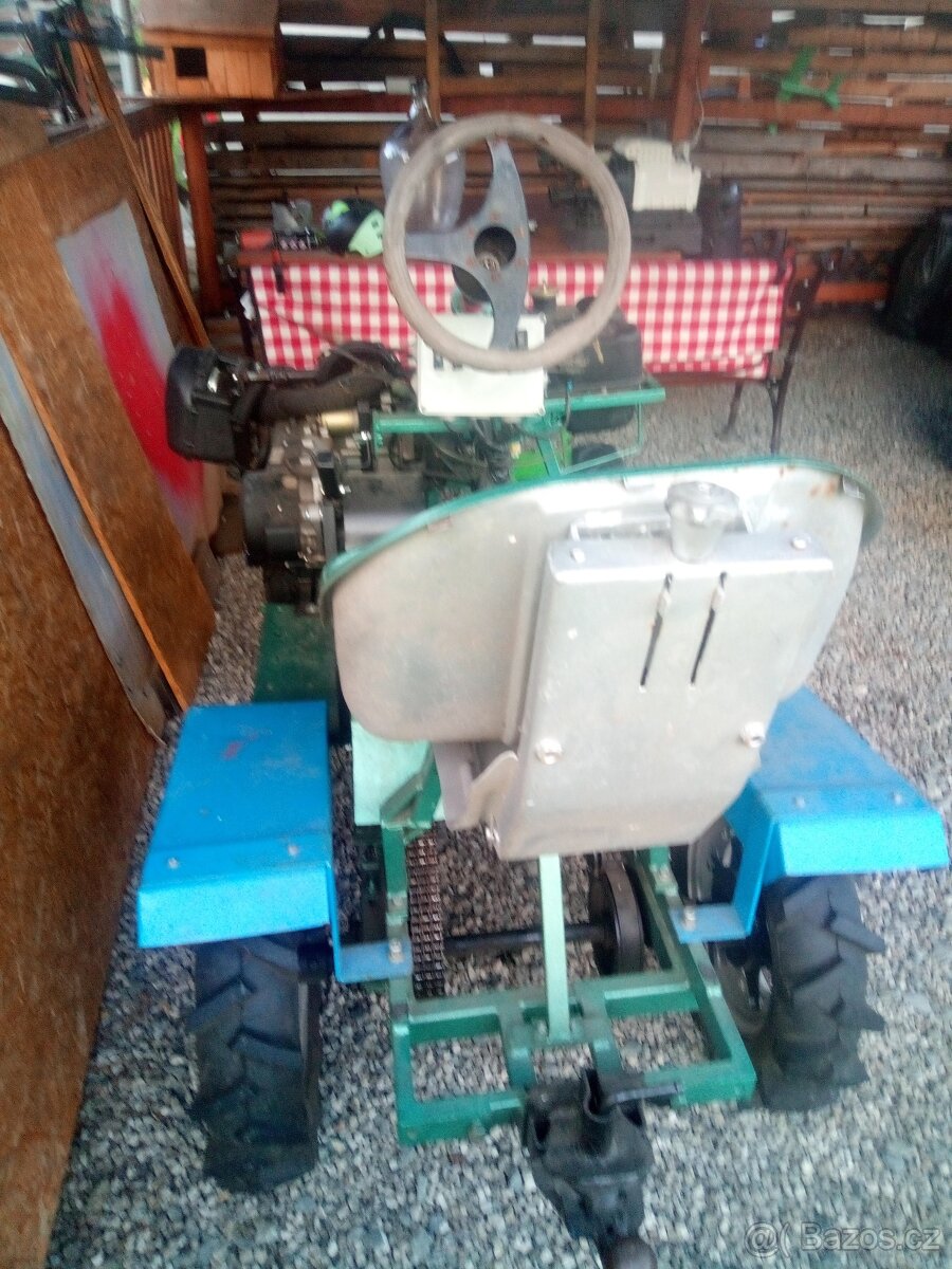 Malotraktor, traktor domácí výroby, samodomo - 3