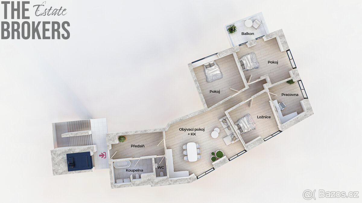 Prodej bytu 5+kk 115 m2, Praha 6 - Suchdol - 3