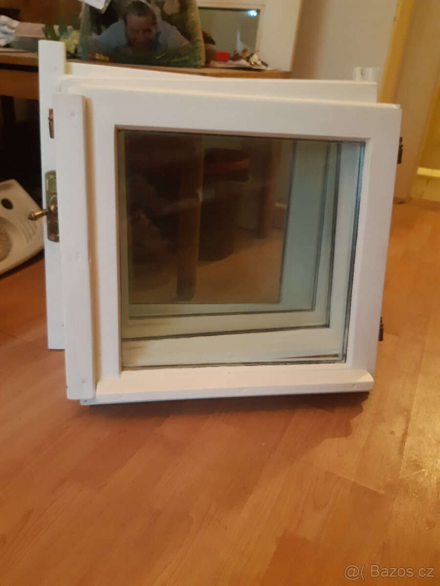 Dřevěná okna s rámem (dvojsklo) + terasové dveře - 3