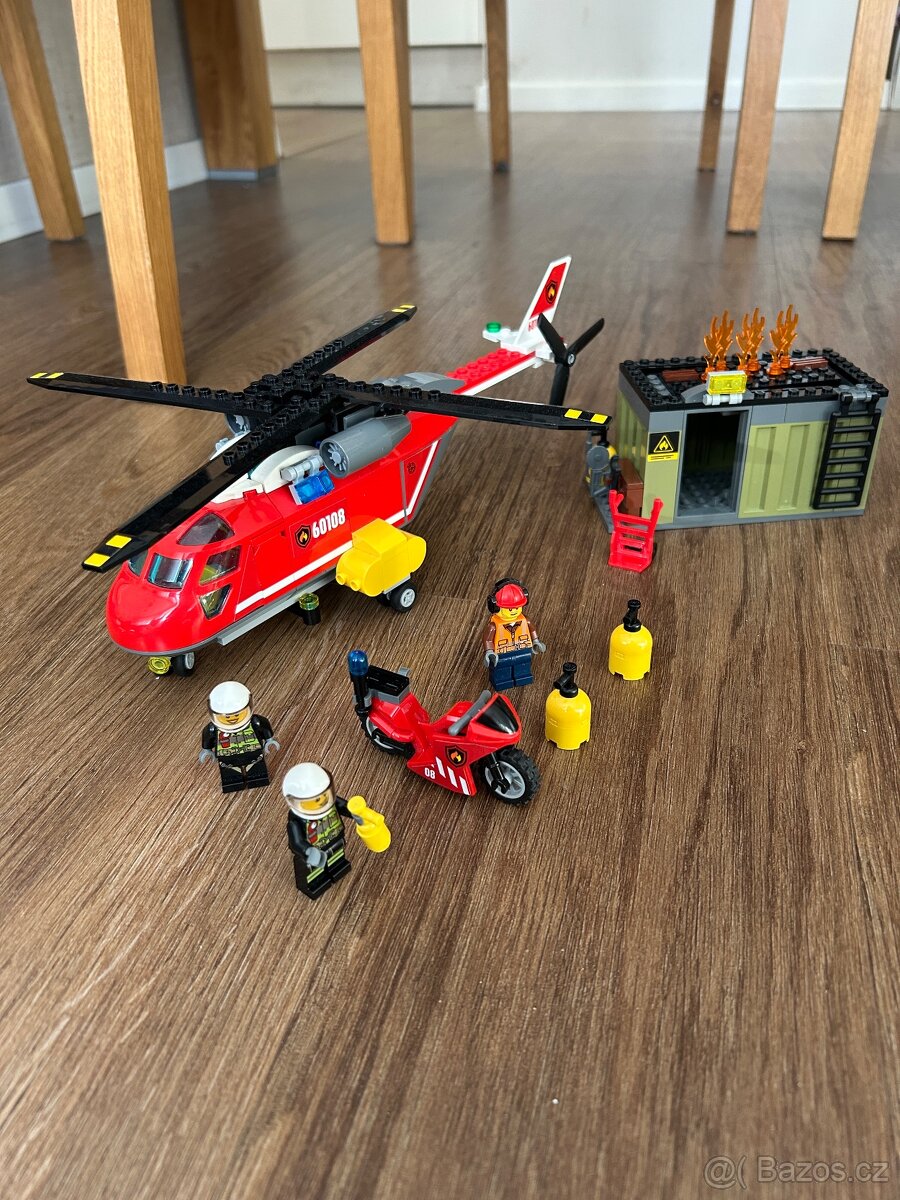 LEGO CITY Hasiči 60108 KOMPLETNÍ -Hasičská zásahová jednotka - 3