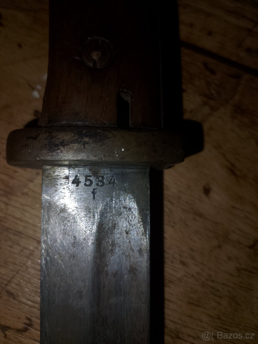 Bajonet K98 – COF 44 – originál WW2 – Solingen - 3