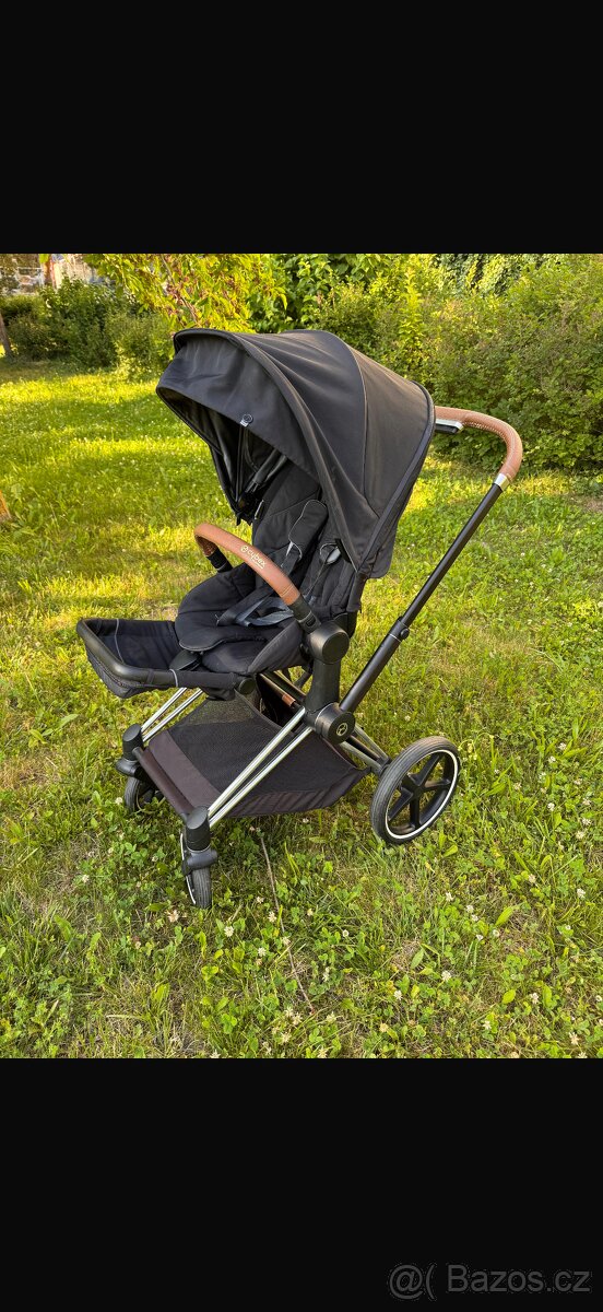 Prodám kočárek Cybex Priam – podvozek + korba + sporťák - 3