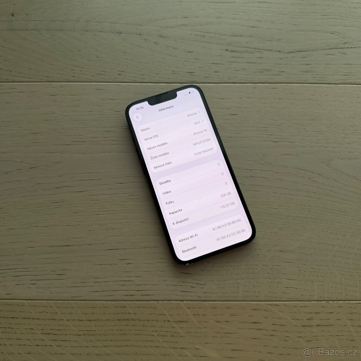 APPLE IPHONE 14 128GB - ČERNÝ,ZÁRUKA - 3