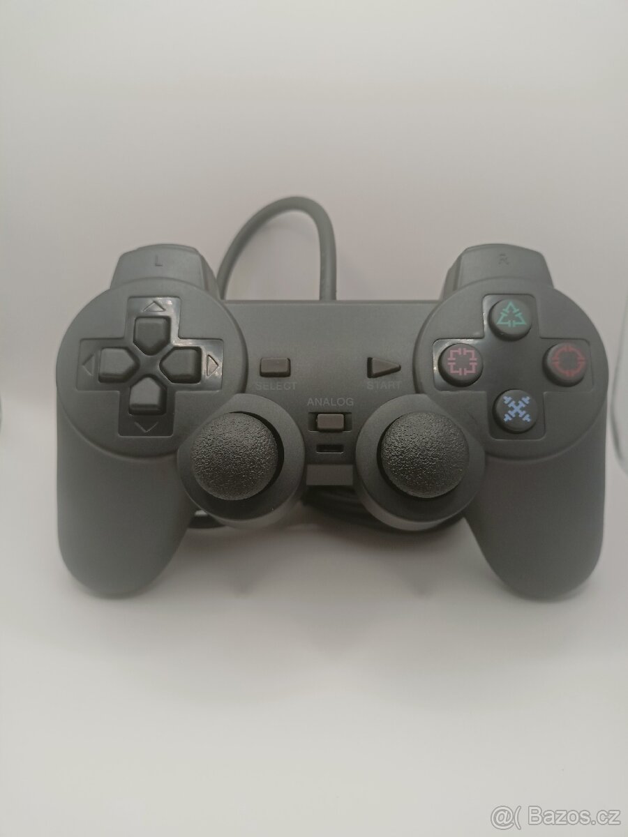 PS2 Drátový ovladač nový 2 roky záruka - 3