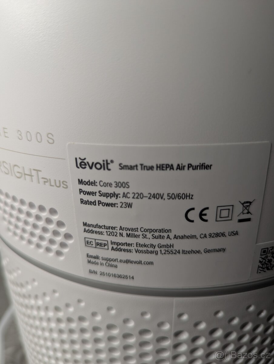 Čistička vzduchu Levoit air purifier core 300s, nové rozbale - 3