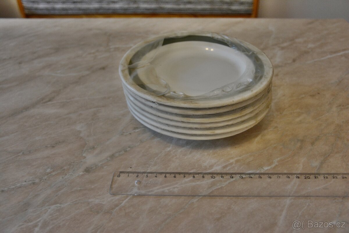Prodám sady retro dezertní talíř - 3