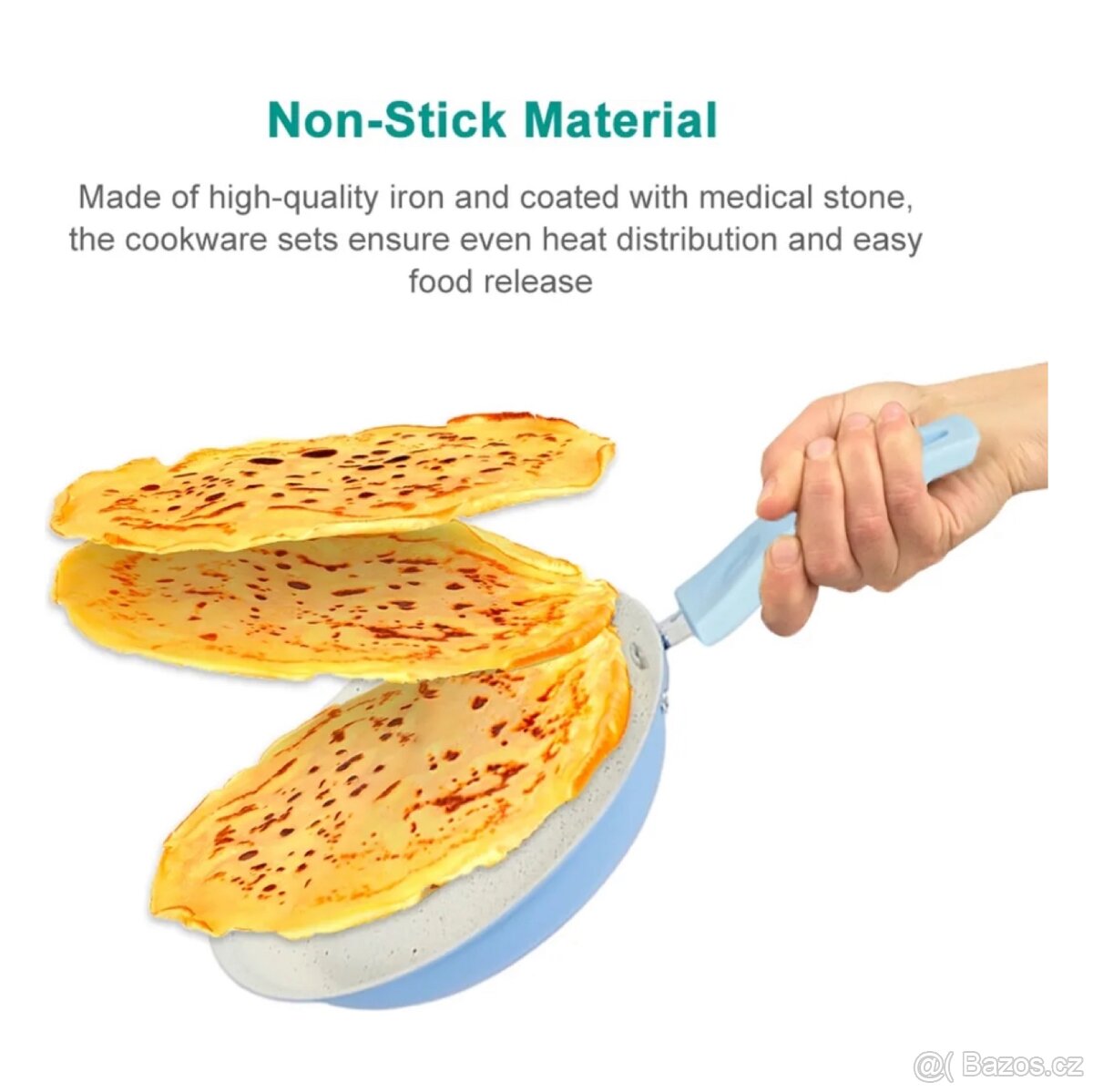 13dílná nepřilnavá sada nádobí s kamenným povrchem - 3